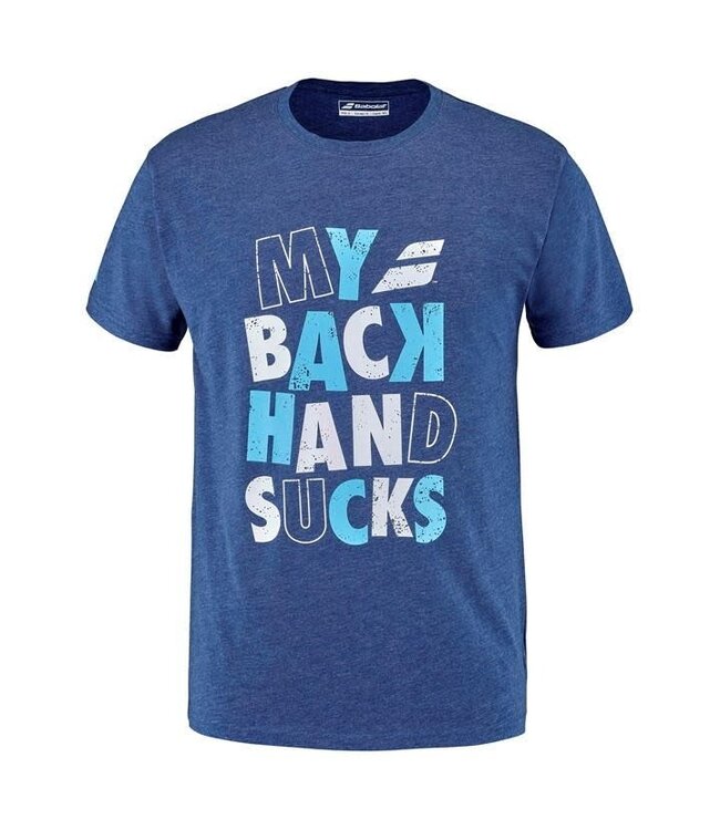 Babolat Exercise Message Tee M's Estate Blue Hthr