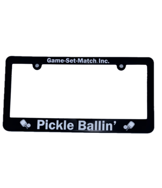 GSM, Inc. License Plate Pickleball