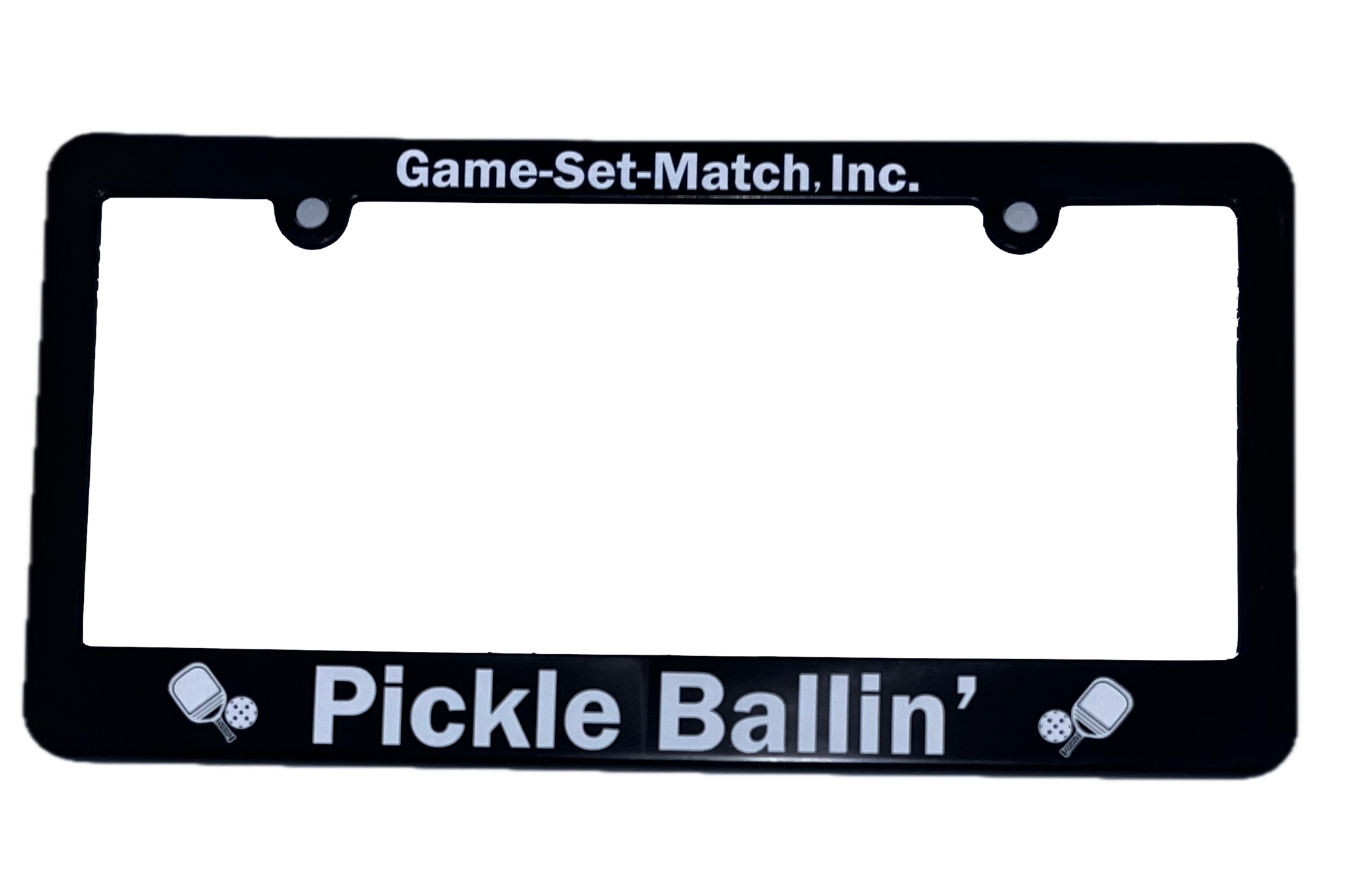 Cornice Porta Targa Personalizzata 'I'd Rather Be Playing Pickleball' - Alluminio Antiruggine, Dimensioni Standard USA/Canada, Facile Installazione