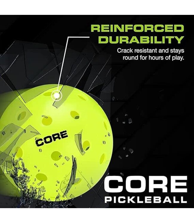 Core Outdoor Pickleballs 4 Pack