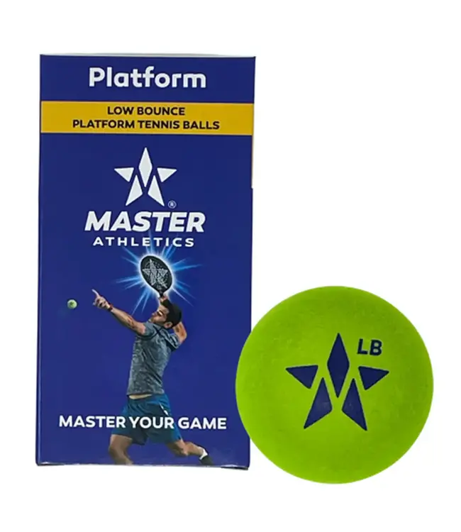 Master Athletics Low Bounce Platform Tennis Balls 2 pack
