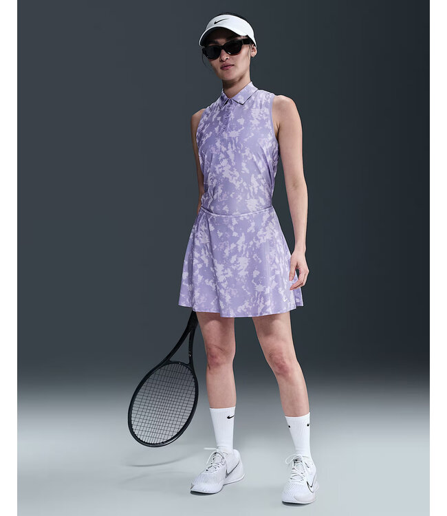 Nike Victory W's Mid-Rise Flouncy Printed Skirt Lilac Ice/White
