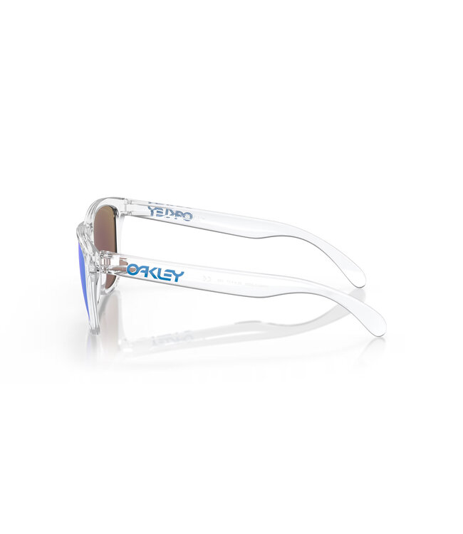 Oakley Frogskins Crystal Clear w/ Prizm Sapphire Iridium
