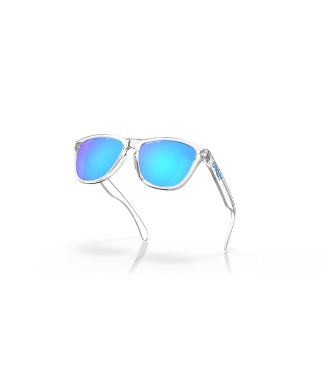 Oakley Frogskins Crystal Clear w/ Prizm Sapphire Iridium