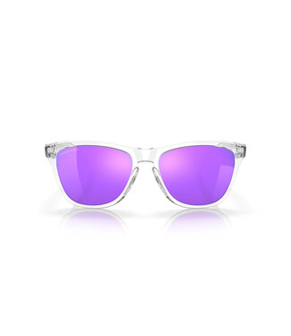 Oakley Frogskins Polished Clear w/ Prizm Violet