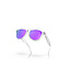 Oakley Frogskins Polished Clear w/ Prizm Violet