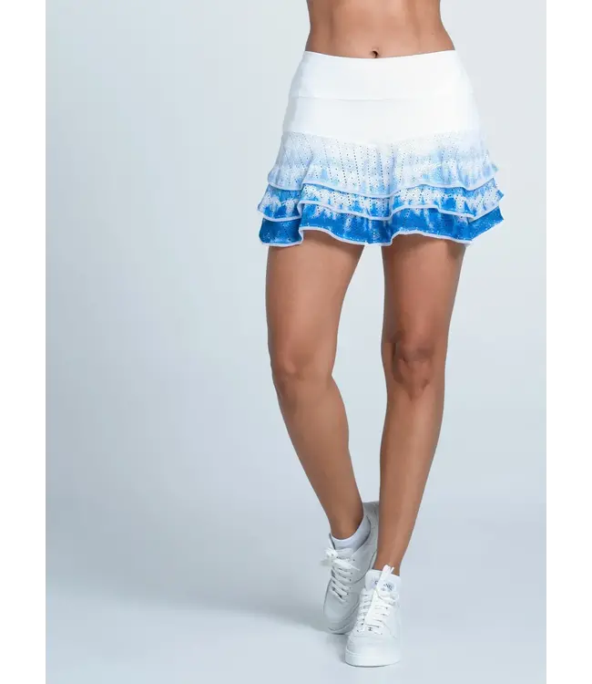 Lucky In Love Shibori Lace Boho Skirt 13"