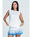 Lucky In Love Shibori Lace Boho Skirt 13"