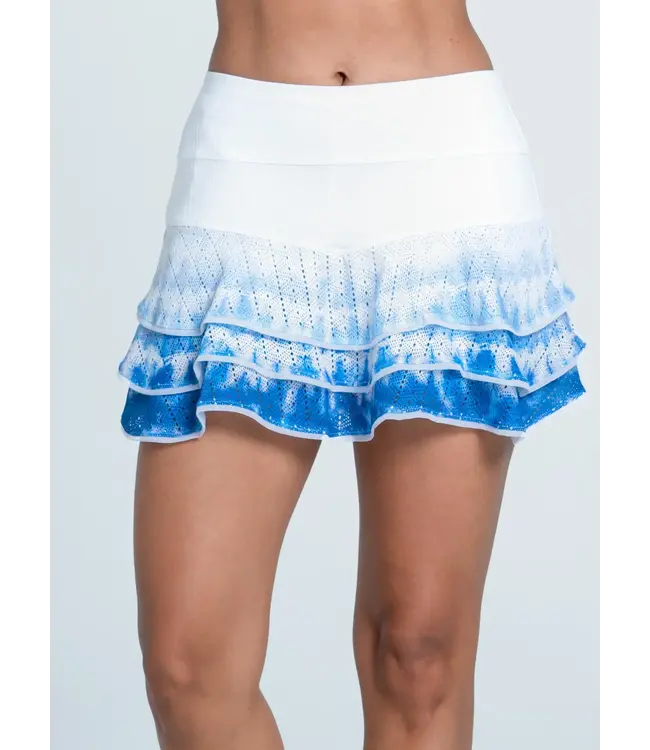 Lucky In Love Shibori Lace Boho Skirt 13"