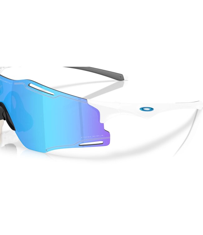 Oakley CYBR Zero Polished White Prizm Sapphire