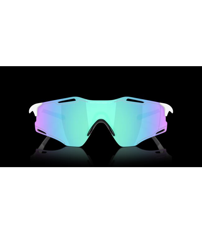 Oakley CYBR Zero Polished White Prizm Sapphire