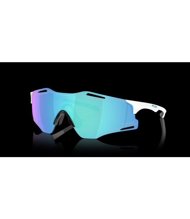 Oakley CYBR Zero Polished White Prizm Sapphire