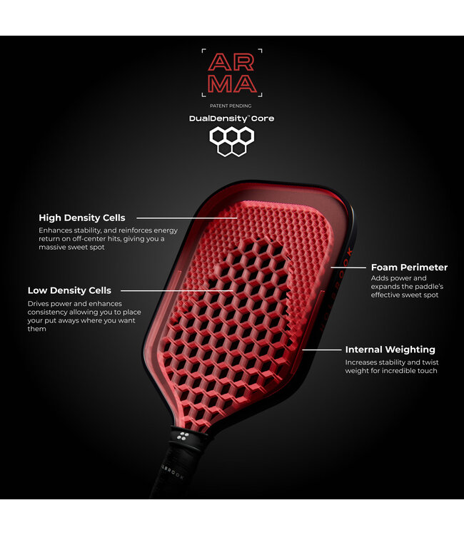 Holbrook Arma X Metallic 14mm (Red/Black)