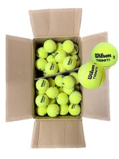 WILSON Triniti Pro - Pelotas de tenis, 72 pelotas, color amarillo