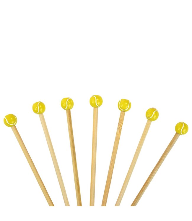 Racquet Inc. Tennis Ball Cocktail Picks (20-Pack)