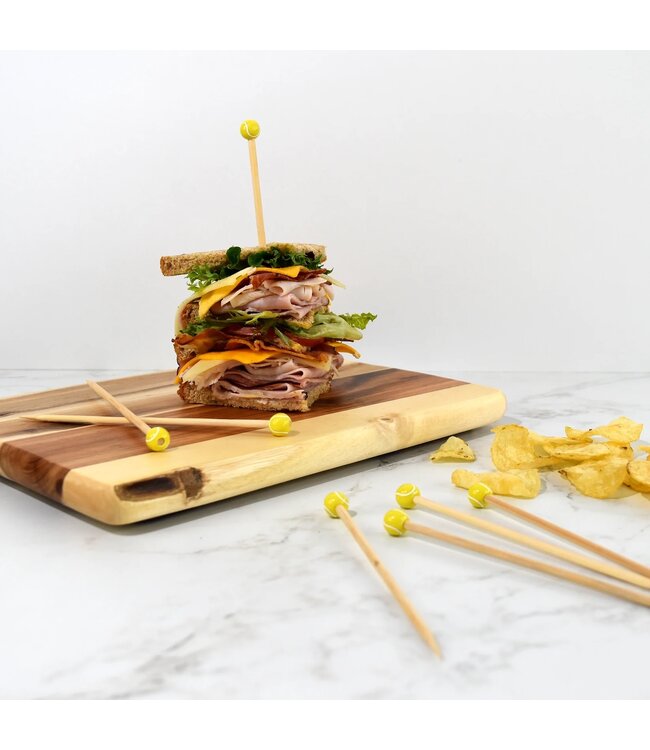 Racquet Inc. Tennis Ball Cocktail Picks (20-Pack)