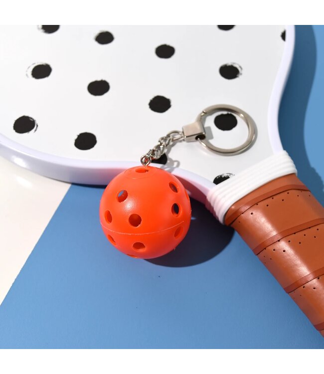 Racquet Inc. 3D Pickleball Keychain