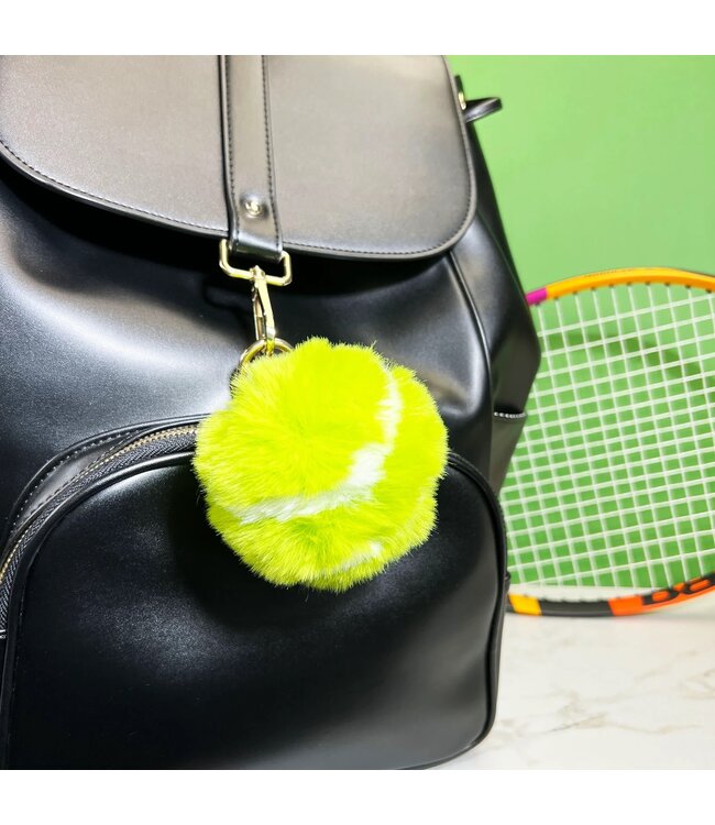 Racquet Inc. Furry Tennis Ball Keychain