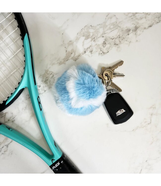 Racquet Inc. Furry Tennis Ball Keychain