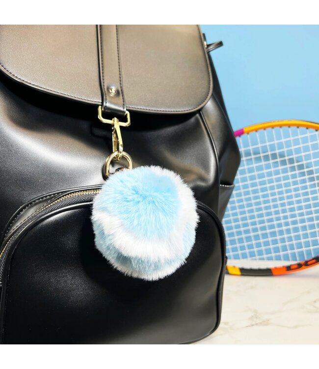 Racquet Inc. Furry Tennis Ball Keychain