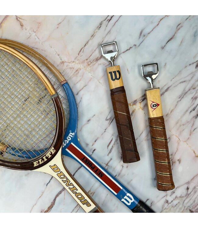 Racquet Inc. Antique Wooden Tennis Racquet Beer Bottle Opener