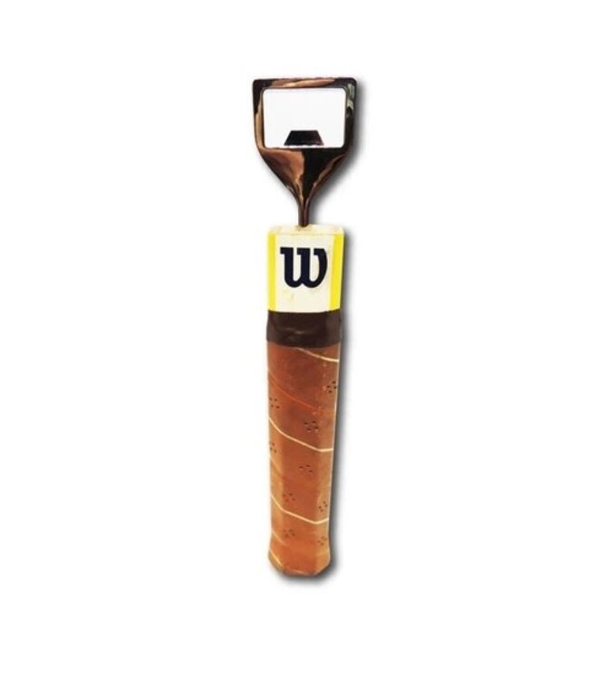 Racquet Inc. Antique Wooden Tennis Racquet Beer Bottle Opener