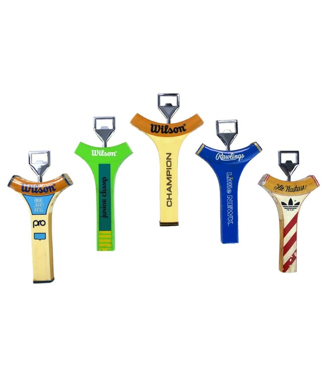 Racquet Inc. Antique Wooden Tennis Racquet Beer Bottle Opener Neck