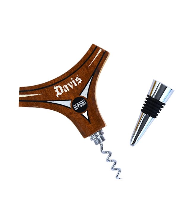 Racquet Inc. Antique Wooden Tennis Racquet Wine Bottle Opener