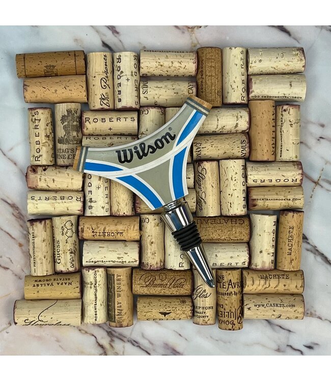 Racquet Inc. Antique Wooden Tennis Racquet Wine Bottle Opener