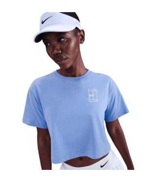 Nike Short-Sleeve Cropped Tennis T-Shirt W's