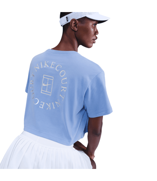 Nike Short-Sleeve Cropped Tennis T-Shirt W's