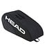 Head/Penn Base Racquet Bag M 6 Pack Black/White