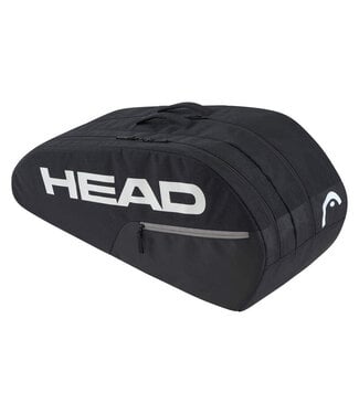 Head/Penn Base Racquet Bag M 6 Pack Black/White