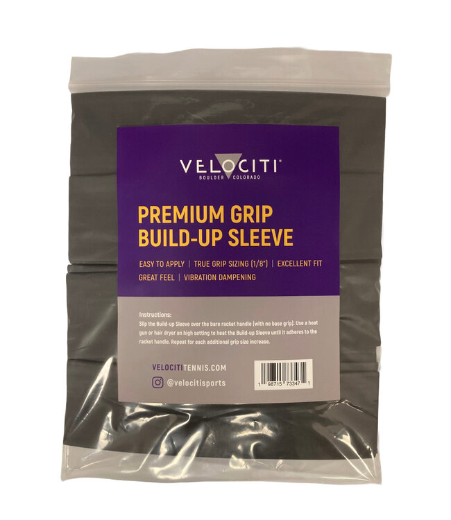 Velociti Premium Grip Build Up Sleeve 9.5" 12 Pack