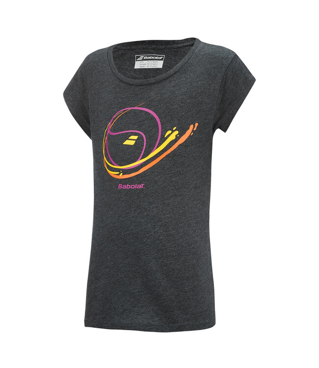 Babolat Exercise Message Tee Girl's Black