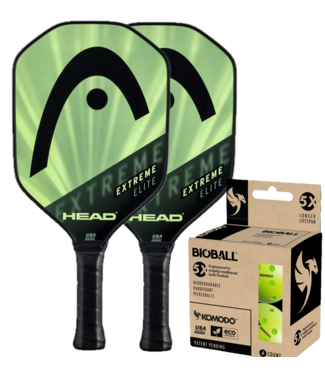 Extreme Elite Paddles + Bioball 4-Pack