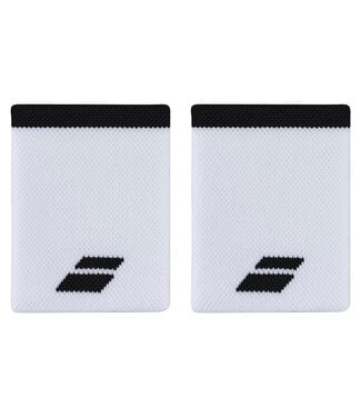 Babolat Logo Jumbo Wristband White/Black