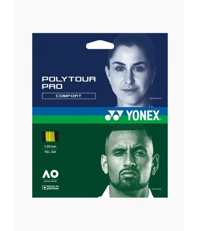 Yonex Polytour Pro 16L 125 Flash Yellow