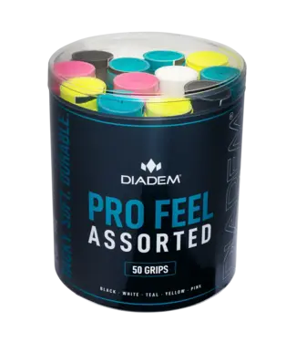 Diadem Diadem Pro Feel Overgrip 50 pc Bucket (Assorted)
