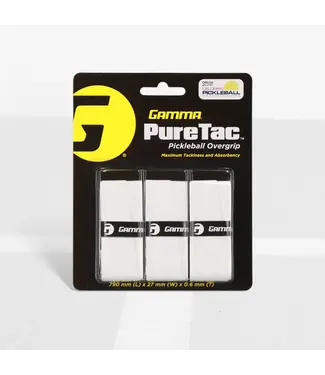 Gamma Pure Tac Pickleball Overgrip 3 pack