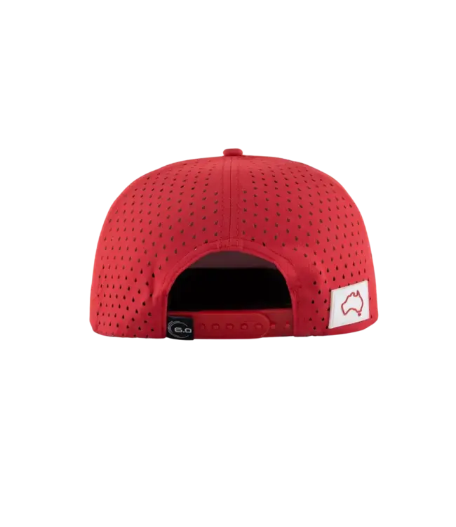 Six 6.0 Zero Six Zero Outback SnapBack Ruby Red