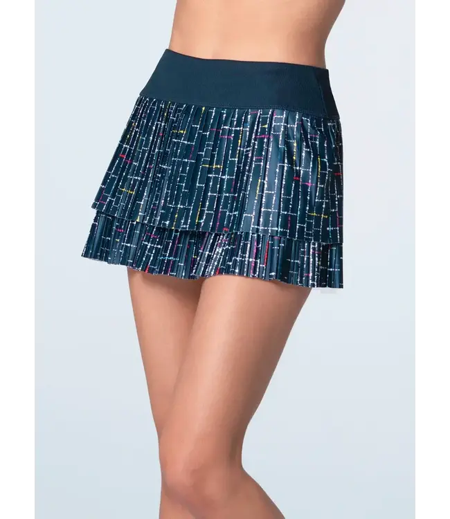 Lucky In Love Lovin' Boucle' Pleated Skirt W's
