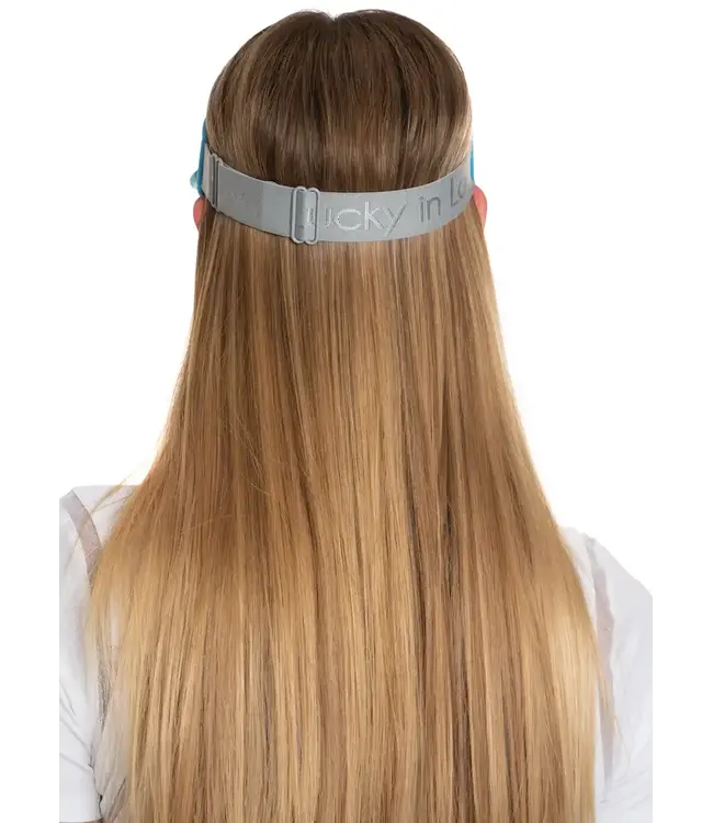 Lucky In Love Lucky Logo Stretch Visor Parrot