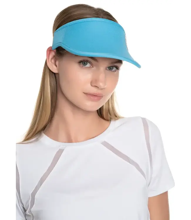 Lucky In Love Lucky Logo Stretch Visor Parrot