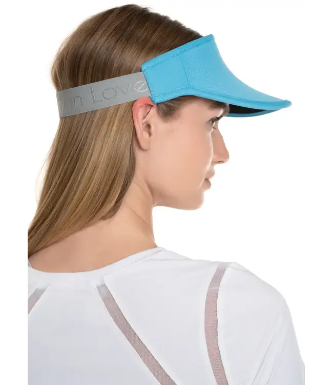 Lucky In Love Lucky Logo Stretch Visor Parrot