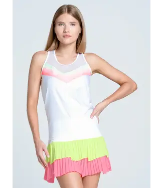 Lucky In Love Sunset Spin Tie Back Tank