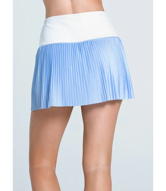 Lucky In Love Got The Blues Pleated Skirt Powder