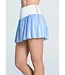 Lucky In Love Got The Blues Pleated Skirt Powder