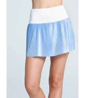 Lucky In Love Got The Blues Pleated Skirt Powder