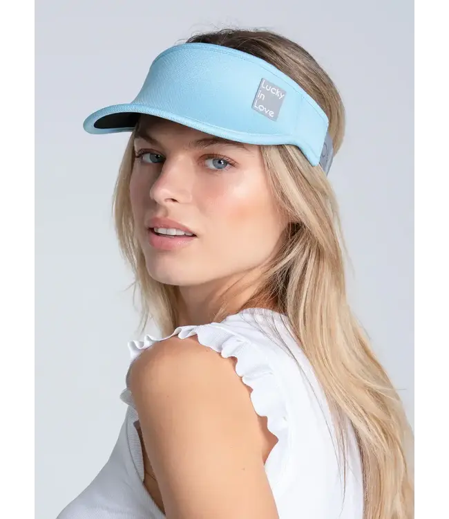 Lucky In Love Lucky Logo Stretch Visor Cool